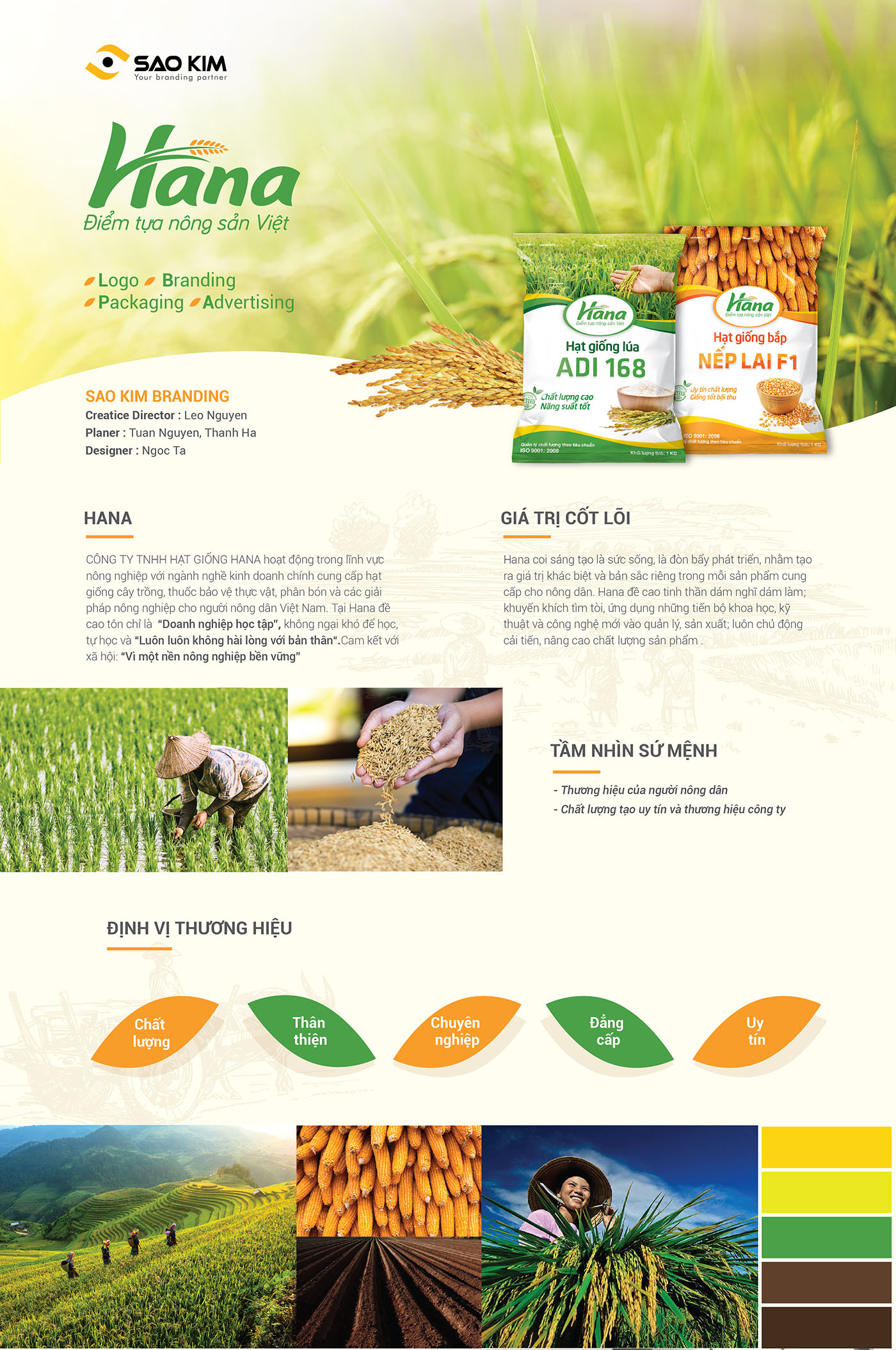 HANA - Thiết kế logo và nhận diện thương hiệu HANA